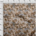 thumbnail image 3 of oneOone Cotton Flex Brown Fabric Abstract Floral Diy Clothing Quilting Fabric Print Fabric By Yard 40 Inch Wide-1ra, 3 of 5