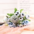 thumbnail image 3 of Yesbay 1 Bunch Artificial Flower Home Living Room Wedding Desktop Decor Photograph Prop,Turquoise blue, 3 of 8