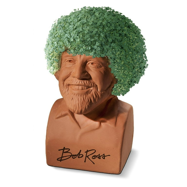 Chia Pet Bob Ross (The Joy of Painting) - Decorative Pot Easy to Do Fun to  Grow Chia Seeds Novelty Gift 
