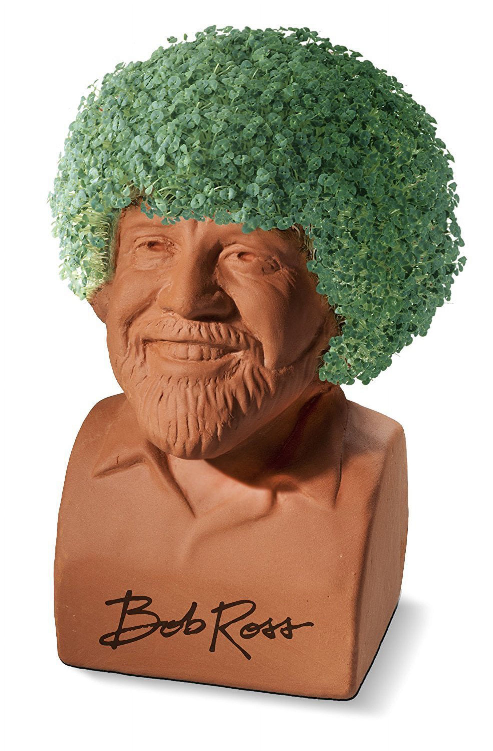Chia Pet Bob Ross (The Joy of Painting) - Decorative Pot Easy to Do Fun to Grow Chia Seeds Novelty Gift - image 4 of 5