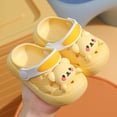 thumbnail image 7 of KPOPLK Kids Clouds Sandals Boys Toddler Sandals Slides Clouds Slippers Summer Shower Beach Pool Slip on Water Shoes Size 6,Yellow, 7 of 7