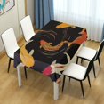 thumbnail image 4 of Yayeee Tablecloths 54" x 72" Rectangle Wrinkle Resistant Party Table Cover, Black Fish Pattern, 4 of 8