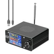 CACAGOO ATS-100 SI4732/SI4735 Full-wave Band Radio Receiver FM LW (MW & SW) SSB (LSB & USB) Support Broadcast Searching with 2.4inch Touching Screen