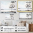 thumbnail image 4 of Designart "Silent Modern Scandinavian Scenery I" Modern Scandinavian Floater Framed Canvas Wall Art, 4 of 5