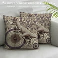 thumbnail image 3 of PHYHOO Short Plush Pillow Covers Geometric Square Pillow Case for Bedroom, Sofa, Car Decoration Both Sides, 3 of 5