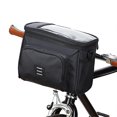 thumbnail image 2 of Bolsa para manillar de bicicleta, bolsa para cuadro frontal, bolsa para tubo superior de bicicleta, estante frontal para bicicleta, soporte para teléfono con capacidad de prensa, 2 of 5
