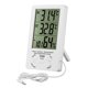 thumbnail image 1 of Thermomètre Intérieur Extérieur, Thermomètre Hygromètre Digital, LCD Thermo-hygromètre avec Horloge, Min/Max Records, °C/°F Commutateur, Moniteur de Température et d'humidité Kuyhfg Bienvenido a Kuyhfg, 1 of 1