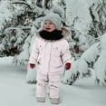 thumbnail image 2 of LWNYDPLSD Fall Jackets for Girls Youth Puffer Jacket Kids Ski Jacket Boy Shirts Size 8 Winter Suit Baby Boy Baby Bear Suit 5t Boy Clothes, White 3-4 Years, 2 of 8