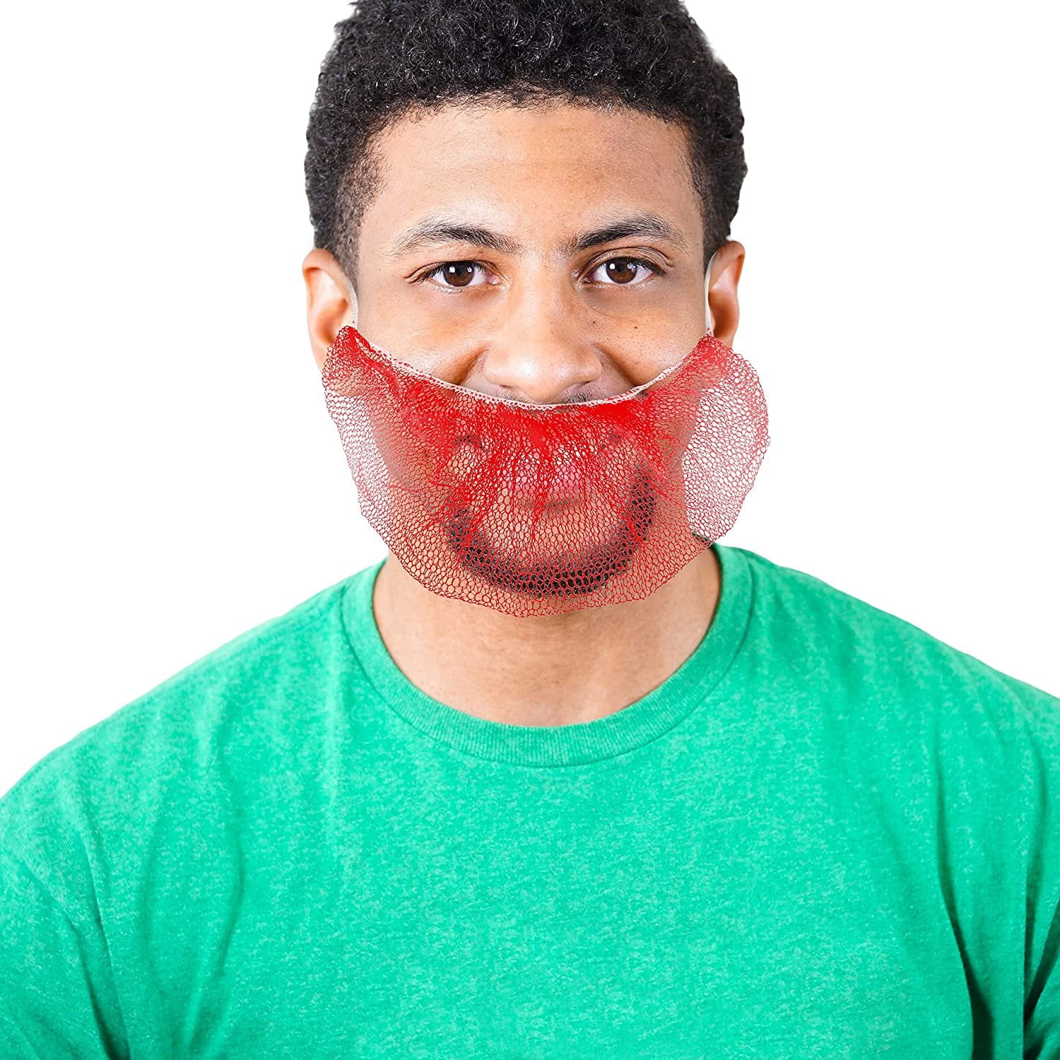 100 Pack of Disposable Soft Nylon Beard Covers 18 100 Pack of Disposable Soft Nylon Beard Covers 18
