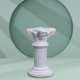 thumbnail image 5 of Estatua de pilar romano creativo, candelabro de pedestal de resina, escultura para decoración de comedor interior Multi, 5 of 9