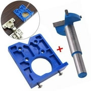 Hinge Jig Hole Saw for Furniture Door Cabinet Installation Woodworking Tools