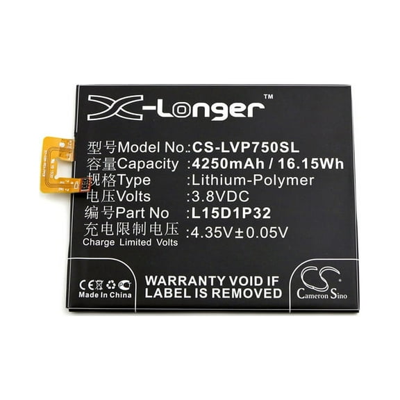 4250mAh L15D1P32 Battery for Lenovo PB1-750N PHAB 6.98 PB1-750 PB1-750M