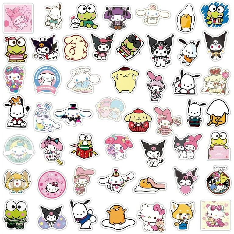 Anime Pvc Stickers Kawaii, Kuromi Stickers 100 Pcs