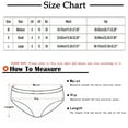 thumbnail image 3 of Ausyst Panties for Women Women's Underwear Medium Waist Lace Mesh Hollow Cotton Crotch Sexy Breathable High Elastic Briefs Clearance, 3 of 7
