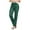 502_Green, variant on KALE Leather Pants for Women Faux High Rise Straight Leg Vegan Business Pant Trousers High Waisted Trousers Army Green
