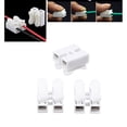 thumbnail image 4 of Supvox 50Pcs White Universal Wiring Artifact Spring Terminal Connectors for Convenient Wire Connection, 4 of 4