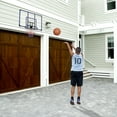 thumbnail image 4 of Wall Mounted Basketball Hoop, Basketball Goal Combo Kit with 45" X 29" Shatterproof Back,  Folding Hoop, Durable Hoop and All-Weather Mesh, Basketball Hoop Set for Outdoor Indoor Use, 4 of 9