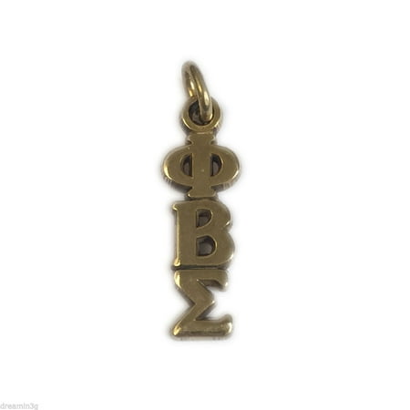 Beta Sigma Sorority - Phi Beta Sigma 14k Gold Plated Lavalier w/o Chain