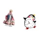 thumbnail image 5 of Adorno de pingüino acrílico independiente para mesa, con reloj de pared de madera. Ideal para el hogar, festivales, dormitorio y libros multifuncional, 5 of 8