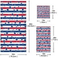 thumbnail image 3 of American Flag Patriotic Stars and Stripes Pattern Soft Luxury Decorative Set of 3 Towels, 1 Bath Towel+1 Hand Towel+1 Washcloth, Multipurpose for Bathroom, Hotel, Gym, Spa and Beach, 3 of 5