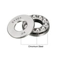thumbnail image 2 of Uxcell 51101 Miniature Thrust Ball Bearings 12mm x 26mm x 9mm Chrome Steel with Washer 4Pcs, 2 of 3