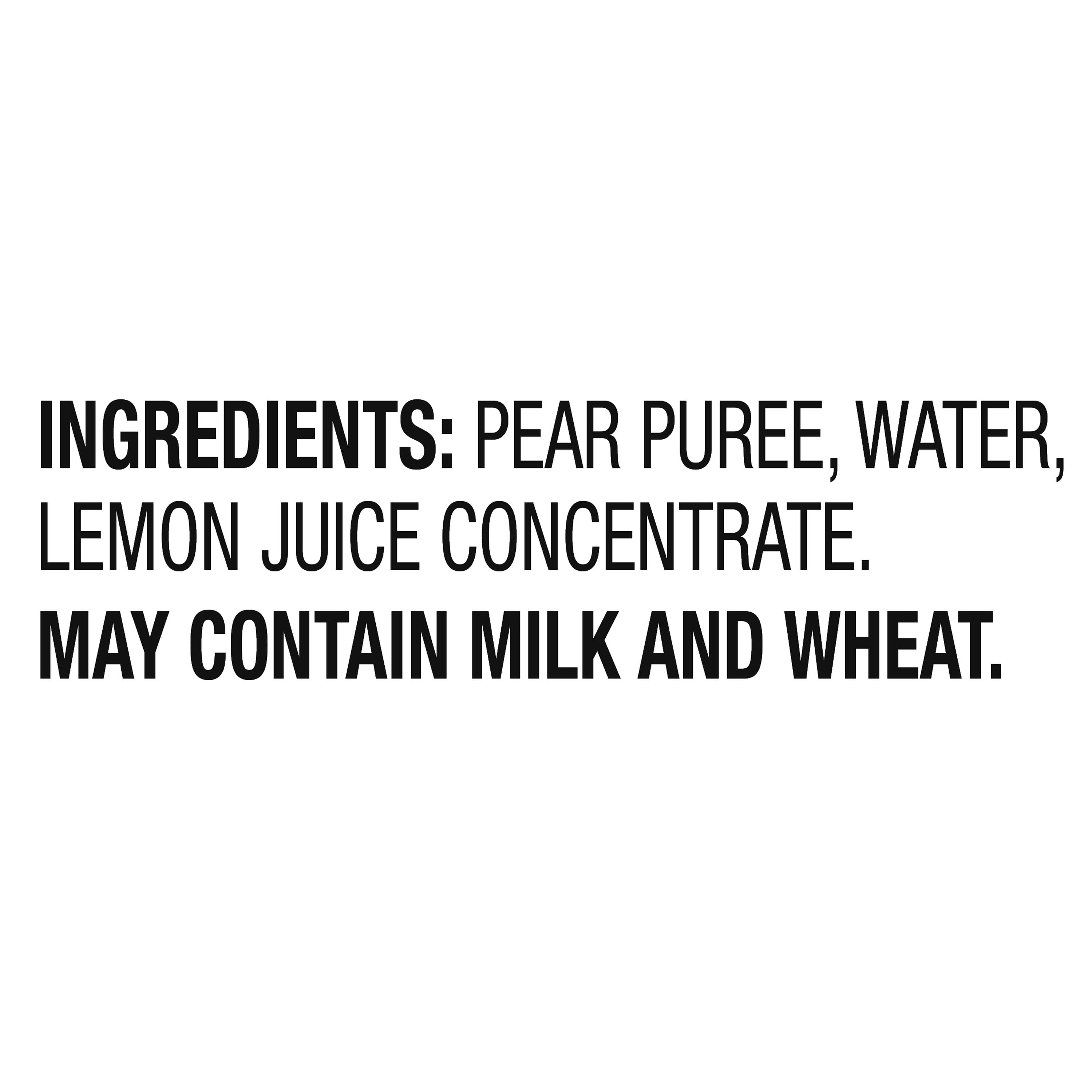 (6 pack) Parent's Choice Stage 1 Baby Food Pear , 4 oz Cups, 2 Count