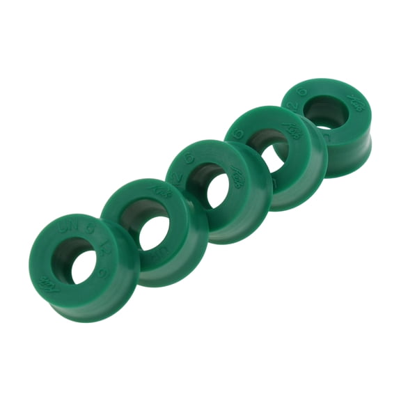 Unique Bargains Universal Oil Seal UN Lip Seal Ring Rotary Shaft Seal 6x12x6mm High Pressure TPU Green 5 Pcs