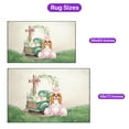 thumbnail image 5 of Easter Egg Cavalier King Charles Spaniel Bunny Ear Welcome Spring Truck Indoor Rug Dog Lover Gifts Carpet Living Bed Room Sofa Home Decor - 12002, 5 of 5