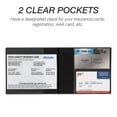 thumbnail image 4 of SIISLL 4 PCS Auto Car Essential,Car Registration and Insurance Card Documents Holder 2-Pack,Car Interior Accessories for Car,Truck,SUV and Other Vehicle, 4 of 7