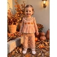 thumbnail image 4 of Loicainy Baby Toddler Girls Halloween Outfit 6 12 18 24 Months 2T 3T 4T Sleeveless Crew Neck Tank Tops and Pants Clothes Set, 4 of 9
