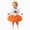 Orange, variant on zuwimk Hello World Newborn Outfit Baby Girl Going Home Outfit Ruffle Ribbed Romper Top Floral Pants Set Cute Fall Clothes(3-6 Months,White)