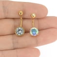 thumbnail image 2 of Bague Écailles de Poisson Colorées pour Femmes, Piercing Corporel, Bijou de Nombril, Boîte de Nuit Sexy, 2 of 5