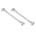thumbnail image 4 of Jaw Turnbuckle, Rustproof Turnbuckle Hook 2pcs Firm Connection Wide Application  For Industrial Use M5,M4, 4 of 8
