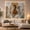 Southwest Horses, variant on White Horses Running on Golden Grassland Majestic Photorealistic Style for Nature Lovers Wildlife Wall Art Housewarming Gift Tapestry Wall Hanging for Bedroom, Living Room and Dorm