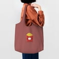 thumbnail image 6 of XMXT Canvas Tote Bag, Delicious French Fries Large Handbag for Women, Shopping Working Travel, 6 of 7