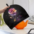 thumbnail image 3 of HELLHERO Colorful Rose Coffee Pot Warmer Cover Protector Durable Not Easily Deformed Polyester Canvas for Kitchen, 3 of 7