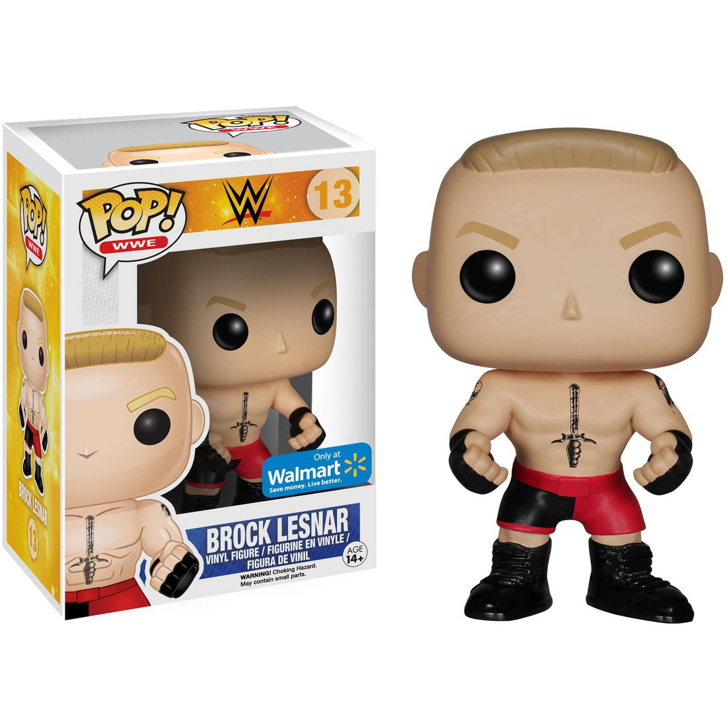 Funko POP! WWE: Brock Lesnar, Vinyl Figure - Walmart.com - Walmart.com