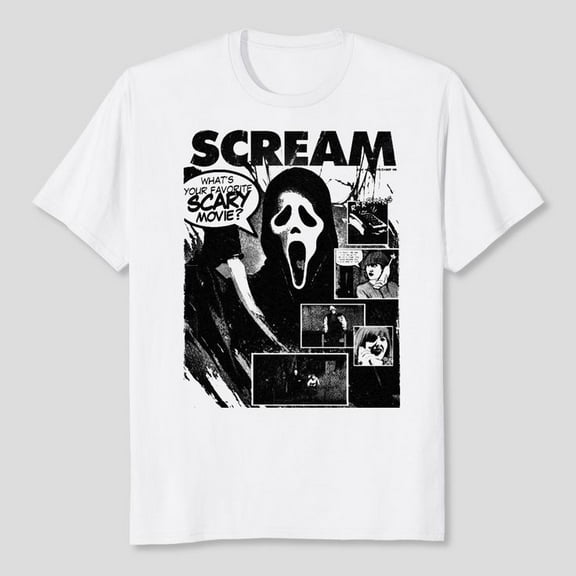 Vintage Ghostface Shirt, Horror Movie Tee, Men's And Women's Graphic Tee 100% Cotton by TBun, Full Sizes S-5XL