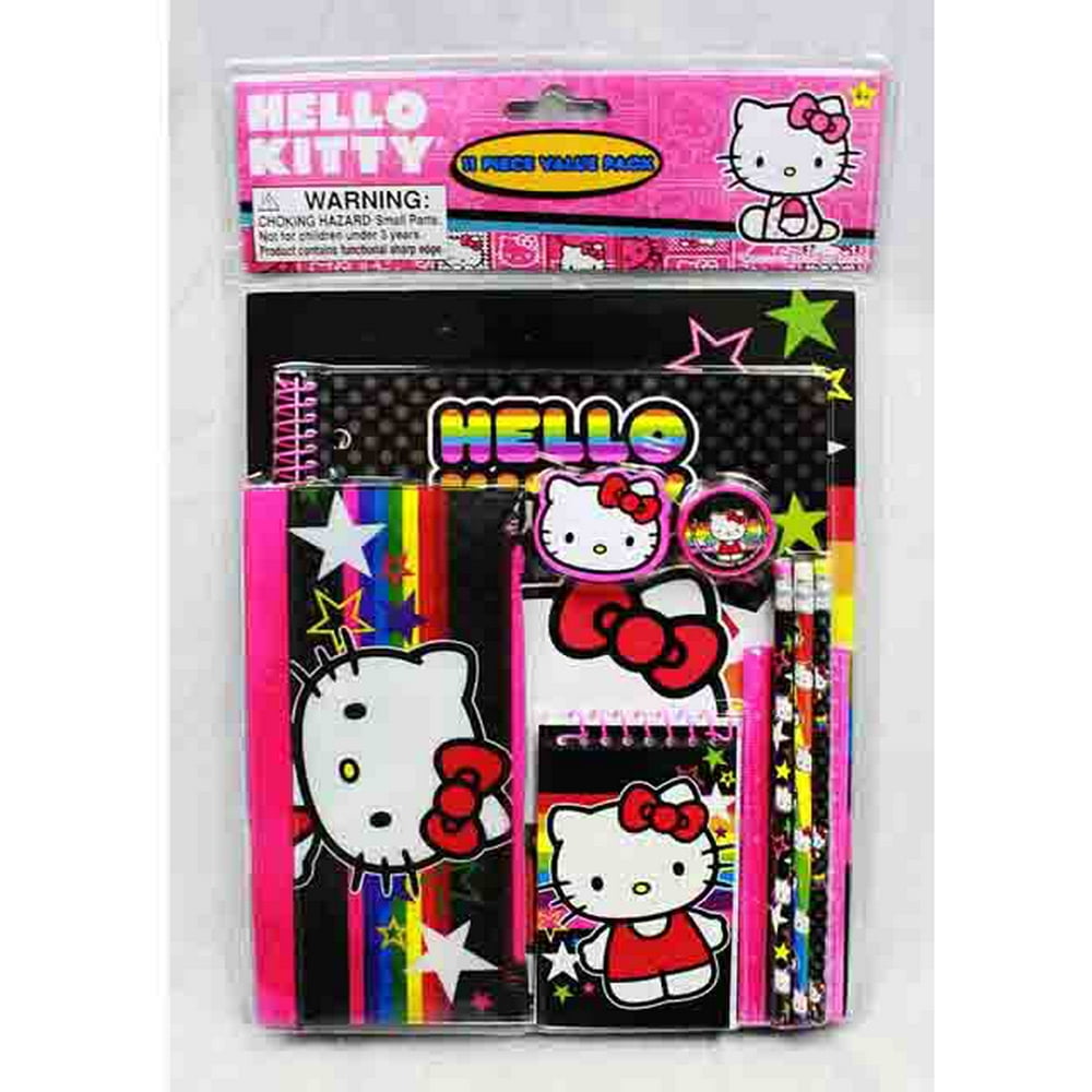Stationery Set Sanrio Hello Kitty Study Kit 11 pcs Value Pack
