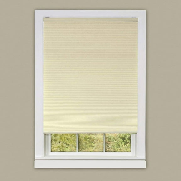 Ben&Jonah PrimeHome Collection Cordless Honeycomb Cellular Pleated Shade 30x64 - Alabaster