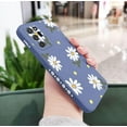 thumbnail image 2 of for Galaxy Note 20 Ultra Case Cute Daisy Pattern Full Camera Lens Protection Shockproof TPU Bumper Liquid Silicone Protective Cover Phone Cases for Samsung Galaxy Note 20 Ultra 5G 6.9"-Grey, 2 of 9