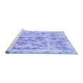 thumbnail image 2 of Ahgly Company Machine Washable Indoor Rectangle Oriental Blue Traditional Area Rugs, 2' x 5', 2 of 4