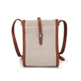thumbnail image 1 of Retro polyester contrast phone bag belt buckle small square bag retro diagonal mini bag, 1 of 5