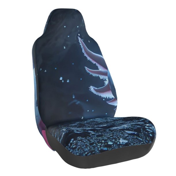 Balery Heart Axolotl Funda de Asiento para Auto con Diseño - Cubierta Frontal Suave y Transpirable con Protector Antideslizante- 1 Unidad