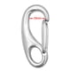 thumbnail image 4 of Gancho de Y Grillete Giratorio con Clip de para Puerta de material acero Inoxidable 304 para de 2 " DYNWAVEMX Clip de resorte de la puerta Gancho de seguridad, 4 of 8
