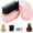 Pink, variant on Mini Hair Straightener, Portable Hair Straightener Brush, Rechargeable Wireless 3-Speed Temperature Control, Mini Straightener Brush for Home Travel Gift, Pink