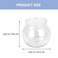thumbnail image 2 of TEHAUX 4Pcs Desktop Transparent Fish Bowls Durable Decorative Aquarium for Household Use, 2 of 8