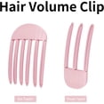 thumbnail image 4 of 2PCS Wind Shaping Styling Comb for Fluffy Bangs, 3/6 Teeth High Skull Volumizer for Fluffy Bangs, Instant No Crease Hair Lifting Clips, Volumizing Hair Roots Tool for Women Easy High Crown Volume, 4 of 7