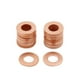 thumbnail image 1 of Arandela de Cobre círculos Juntas Plana de Motor de 7mm Diámetro Interior para Coche 30Pcs, 1 of 1