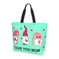 thumbnail image 2 of Fuzoiu Love You Mom Print Tote Bags for Women,Shoulder Bag, Gym Tote,Top Handle Ladies Shoulder Bags for Work Beach Travel and Shopping Grocery, 2 of 9
